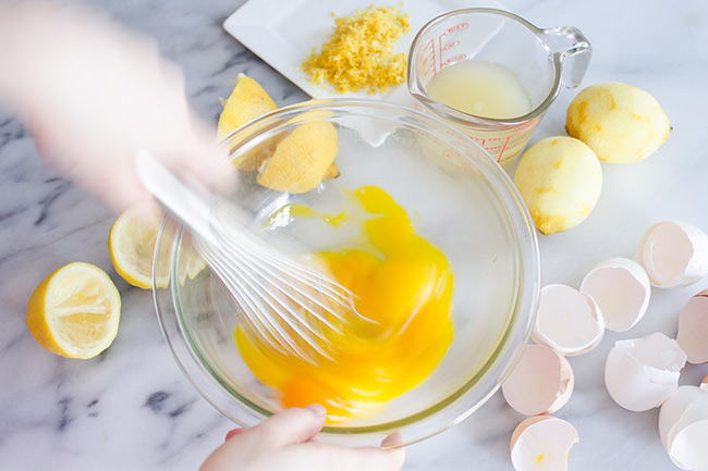 Лимон, яйца при приготовлении препарата