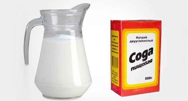 Молоко и пищевая сода при кашле